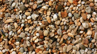 Stones sea surface 4k wallpaper