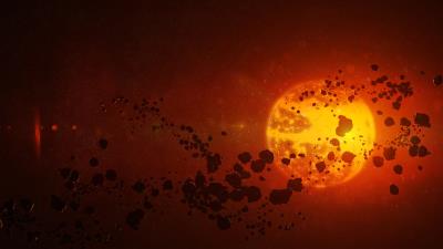 Sun digital universe 4k wallpaper