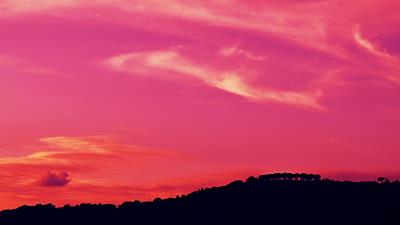 Sunset dusk dark 4k wallpaper