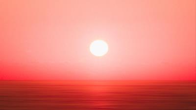 Sunset horizon sun f 4k wallpaper
