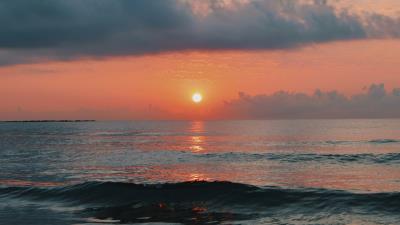 Sunset sun glare e 4k wallpaper