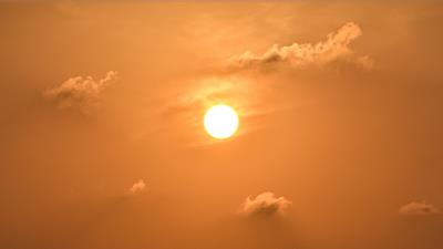 Sunset sun horizon h 4k wallpaper