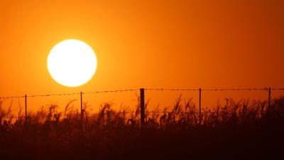 Sun sunset wire 4k wallpaper