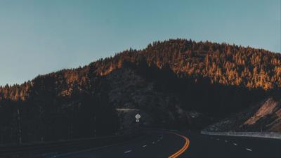 Tahoe california road mountains 4k wallpaper