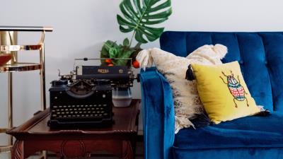 Room interior retro 4k wallpaper