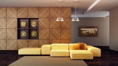 Rug sofa cushion painting masks style 4k wallpaper