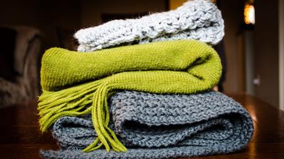 Scarves knitted things 4k wallpaper
