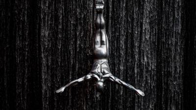 Sculpture statue bw 4k wallpaper