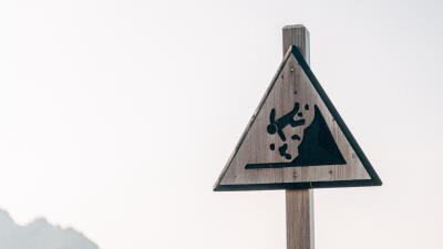 Sign danger warning 4k wallpaper