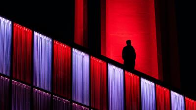 Silhouette loneliness alone 4k wallpaper