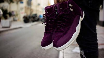 Sneakers purple sports 4k wallpaper