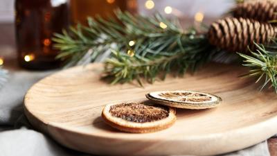 Spices spruce branch 4k wallpaper