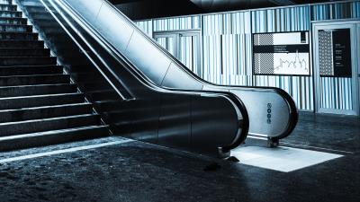 Stairs escalator steps image 4k wallpaper