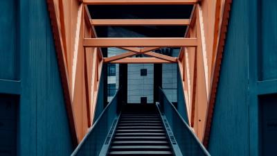 Stairs steps construction image 4k wallpaper