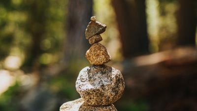 Stones balance minerals 4k wallpaper