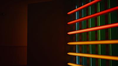 Stripes lines neon 4k wallpaper