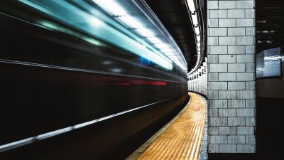 Subway station light 4k wallpaper