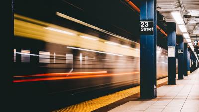 Subway station underground 4k wallpaper