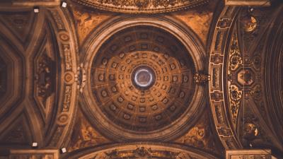 Temple cupola architecture 4k wallpaper