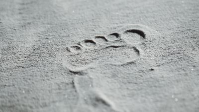 Texture sand trace 4k wallpaper