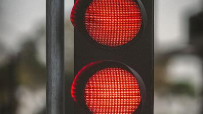 Traffic light red light 4k wallpaper