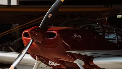 Airplane propeller red 4k wallpaper