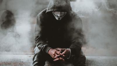 Anonymous mask hood image 4k wallpaper