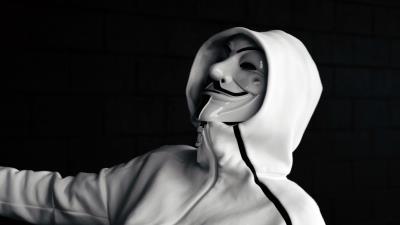 Anonymous mask hood photo 4k wallpaper