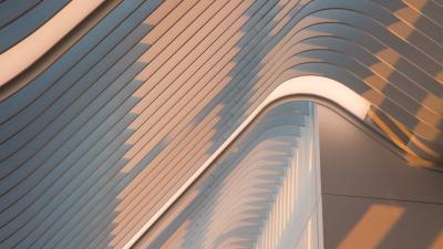 Architecture building construction 4k wallpaper