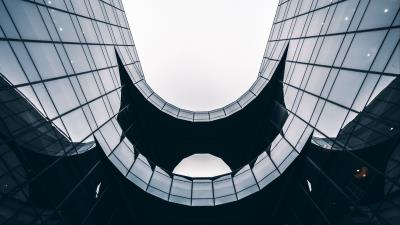 Architecture building glass 4k wallpaper