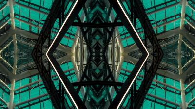 Architecture construction symmetry 4k wallpaper