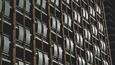 Architecture facade building 4k wallpaper