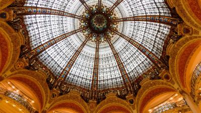 Architecture stained glass glass 4k wallpaper