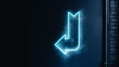 Arrow wall pointer 4k wallpaper