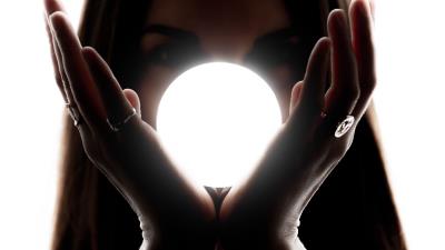 Ball glow light 4k wallpaper