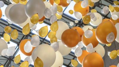 Balloons decoration decor 4k wallpaper