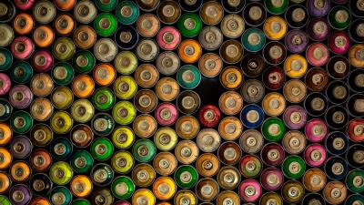 Balloons paint aerosol paint colorful 4k wallpaper