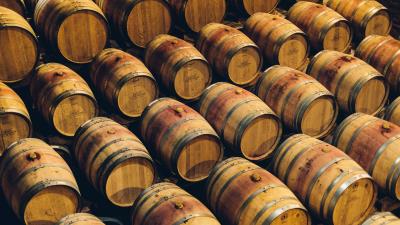 Barrels drinks storage 4k wallpaper