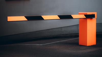 Barrier parking room 4k wallpaper