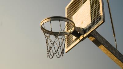 Basketball hoop ball shield 4k wallpaper