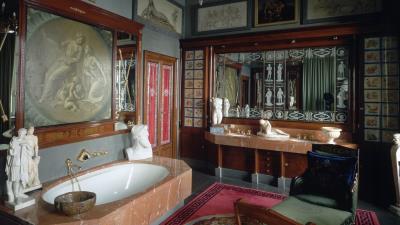 Bath architecture historic interior painting 4k wallpaper