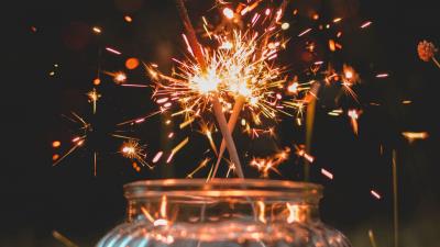 Bengal fire bank sparks 4k wallpaper