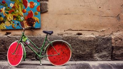 Bicycle picture bright 4k wallpaper