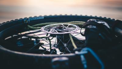 Bicycle wheel disc 4k wallpaper