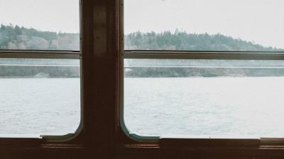 Boat interior window 4k wallpaper