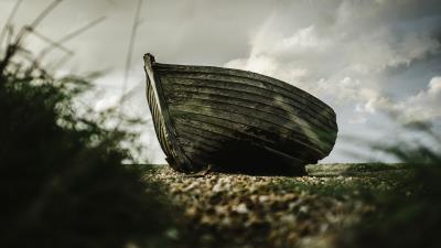 Boat wooden old 4k wallpaper