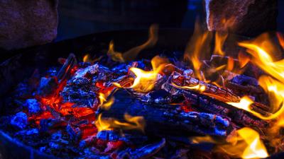 Bonfire fire ash image 4k wallpaper