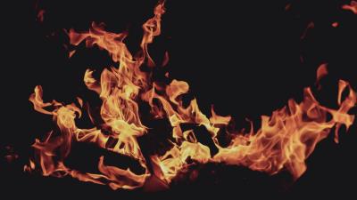 Bonfire fire flame image 4k wallpaper