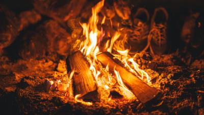 Bonfire fire flame img 4k wallpaper