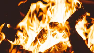 Bonfire fire flame photo 4k wallpaper